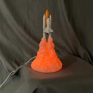 3D Printed SPACE SHUTTLE LAMP Night Light